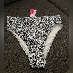 NWT High waisted bikini bottom xl